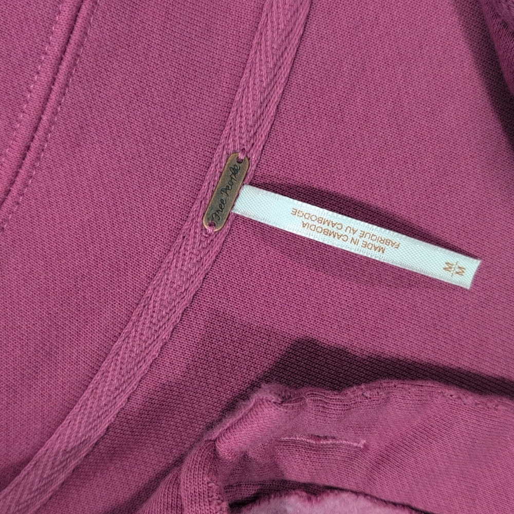 Free People Ruby Shirt Jacket Shacket Dramatic Orchid - Picture 5 of 12